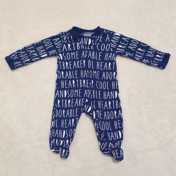 Carter's Preemie Baby Sleepers Footed Fleece and Cotton - Picture 5 of 7